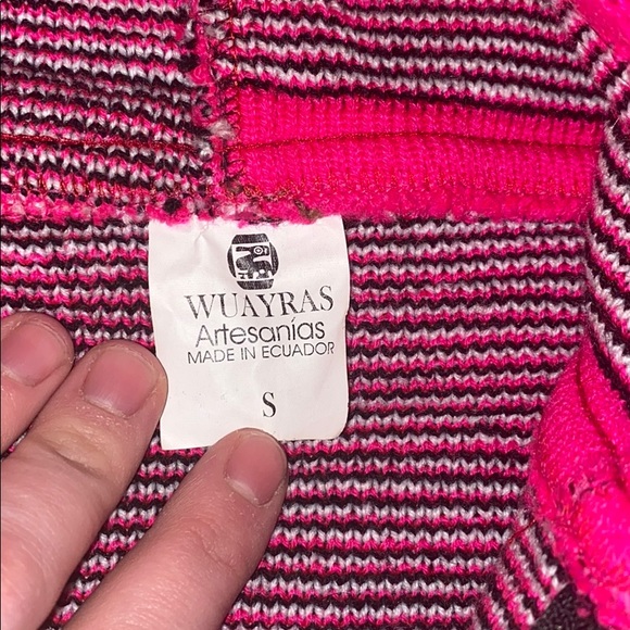 Alpaca Ecuador Wolf pink jacket - Picture 3 of 4